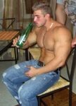 Drinking Muscle hunks, Hot hunks, Muscular men